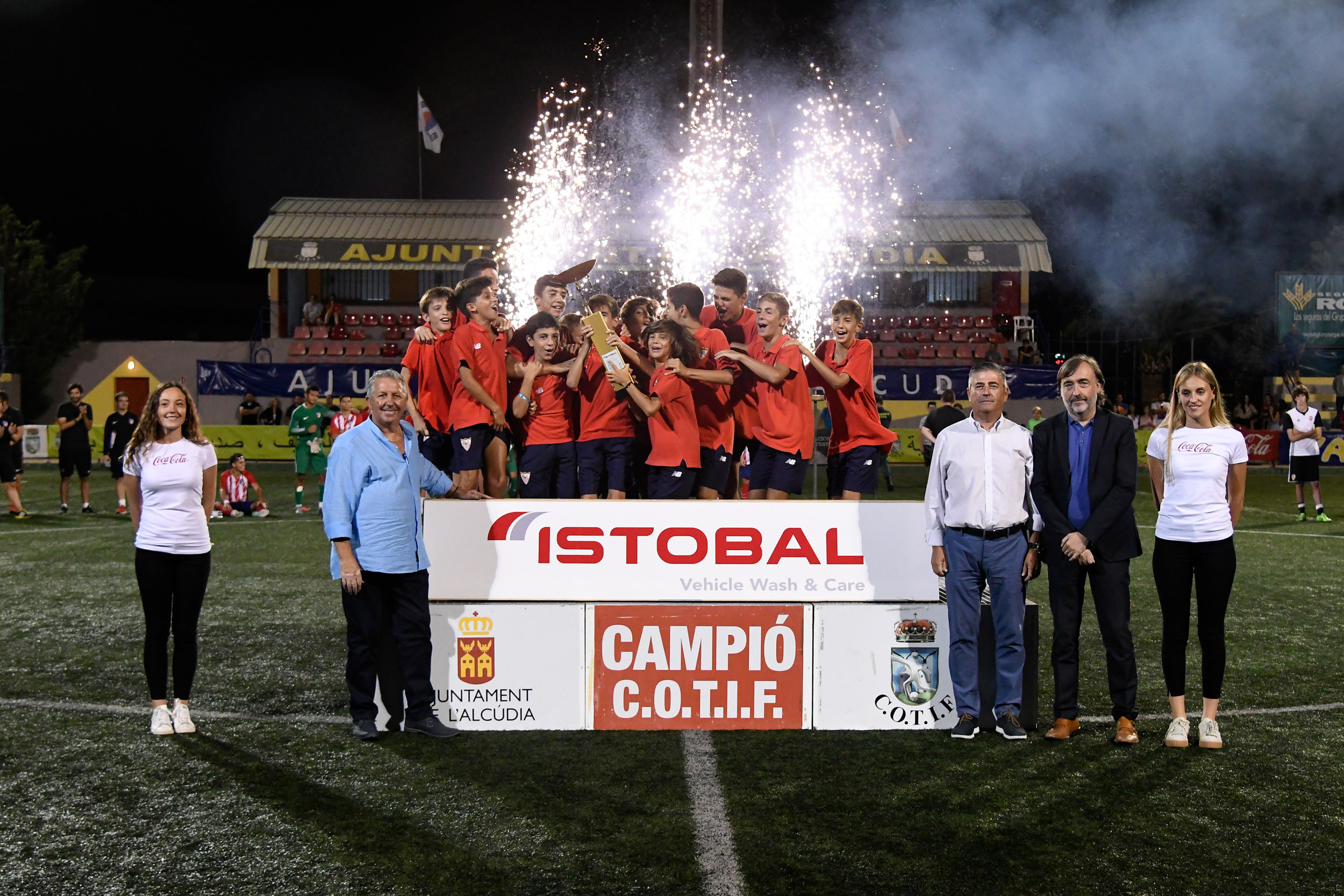 Primer equip classificat categoría Aleví Sevilla FC.