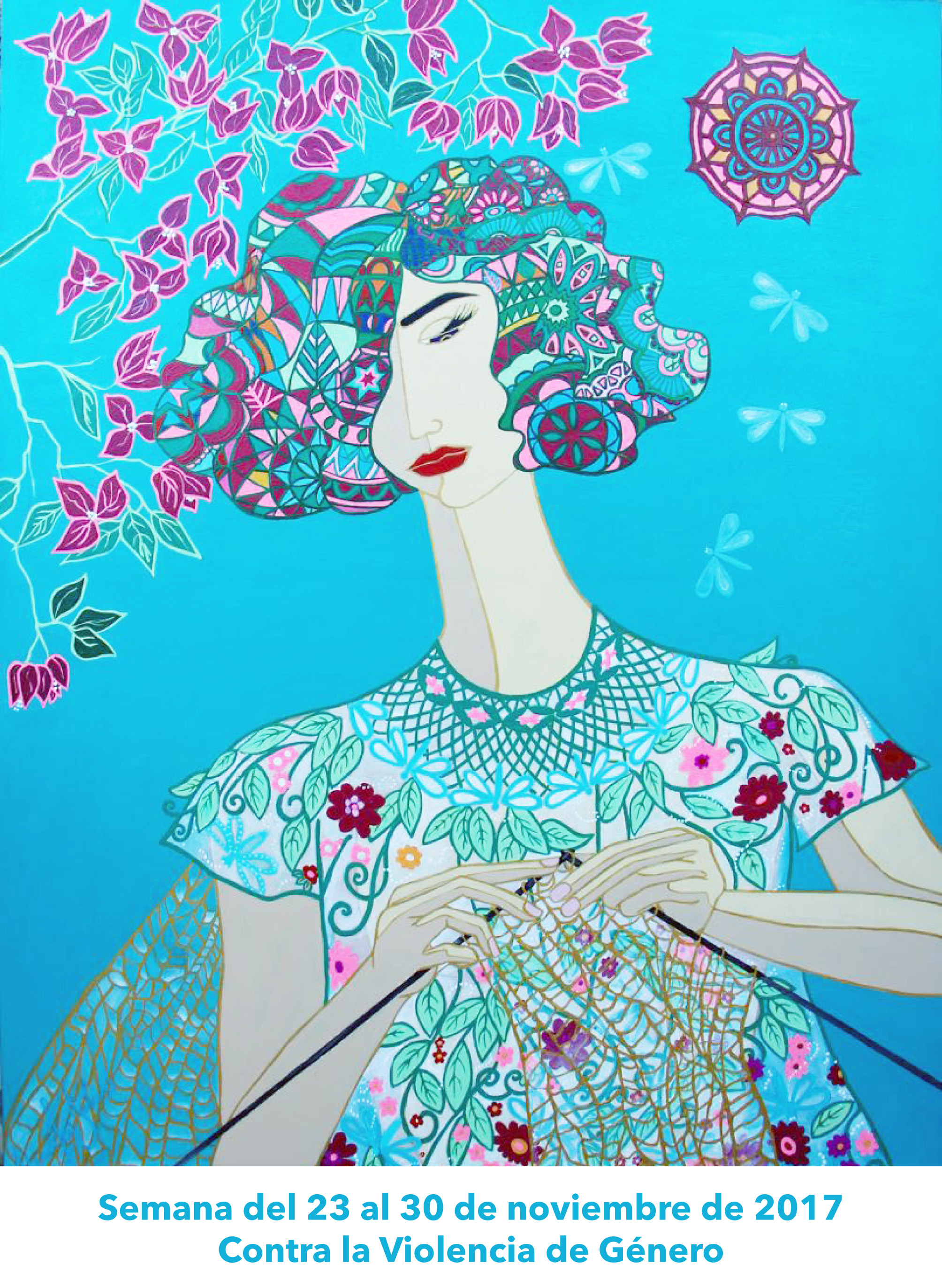 Cartel de la iniciativa de concienciación en Buñol.