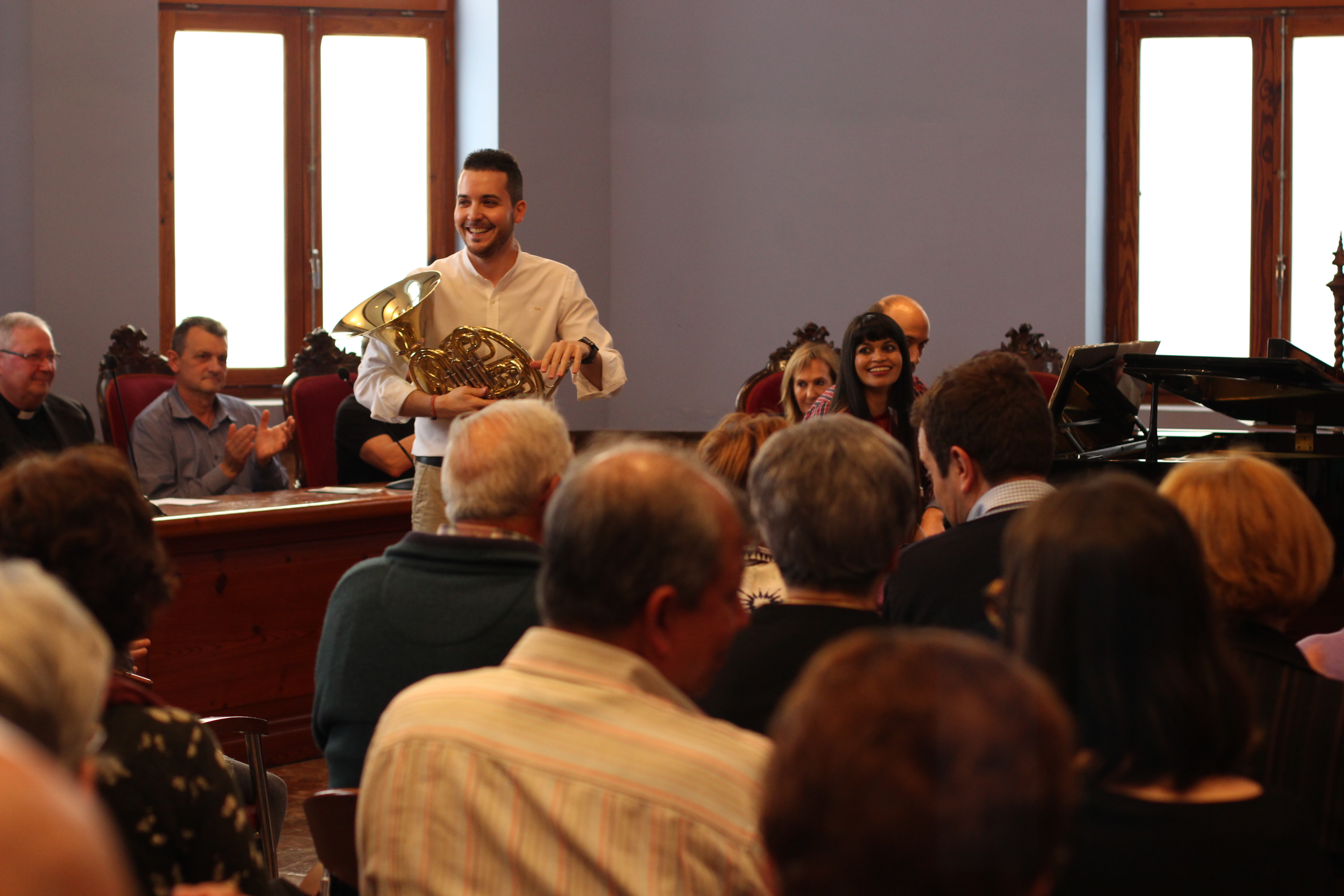 Recital de piano y trompa a cargo de Pedro Jorge García y Yamini Teresa Prabhu.