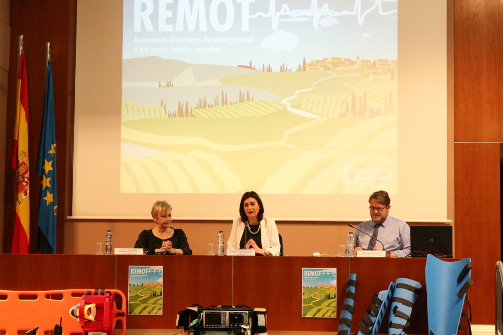 La consellera de Sanidad Universal y Salud Pública, Carmen Montón, ha presentado el Plan REMOT.