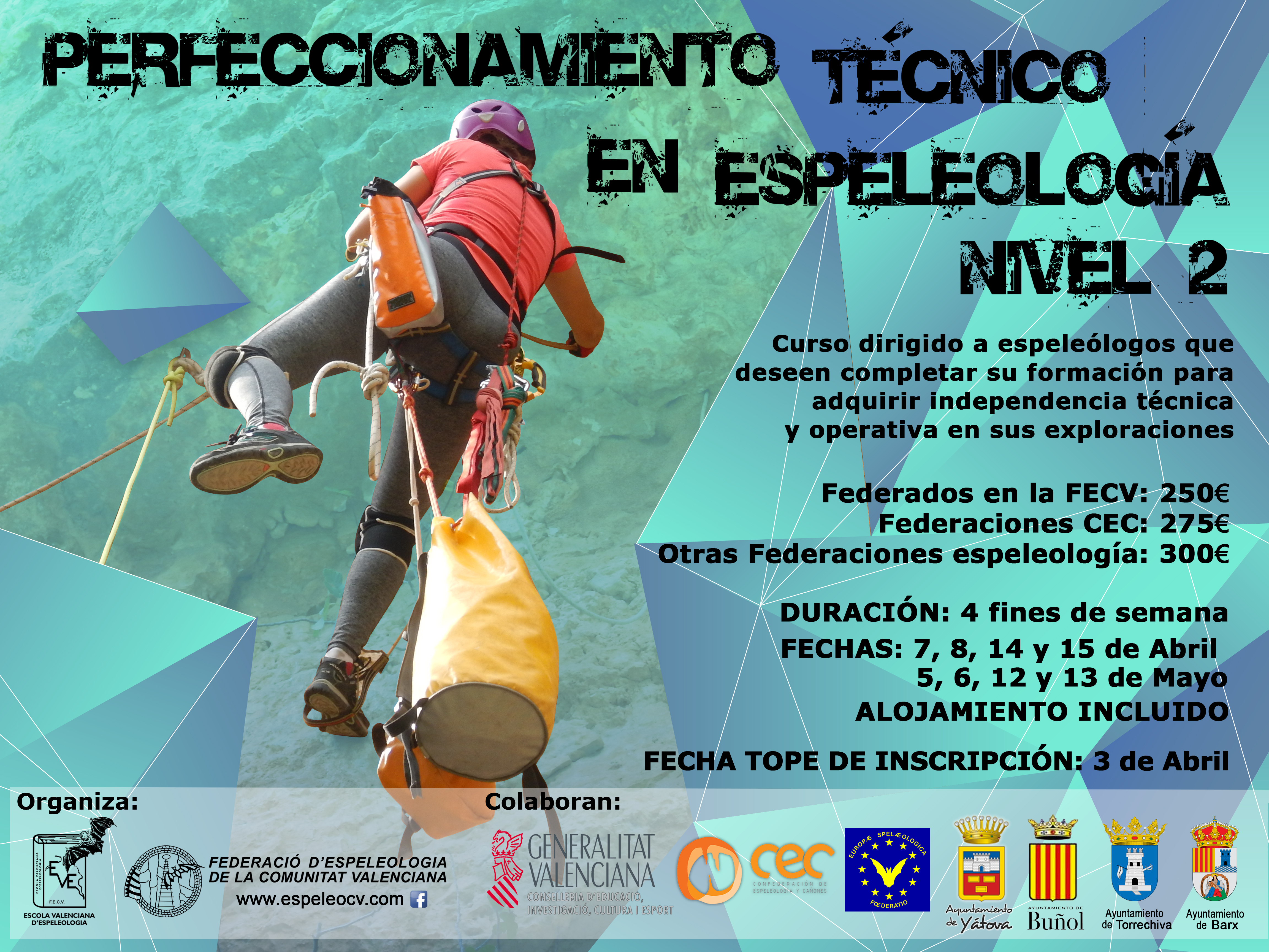 Este curso arranca mañana y será en Buñol.