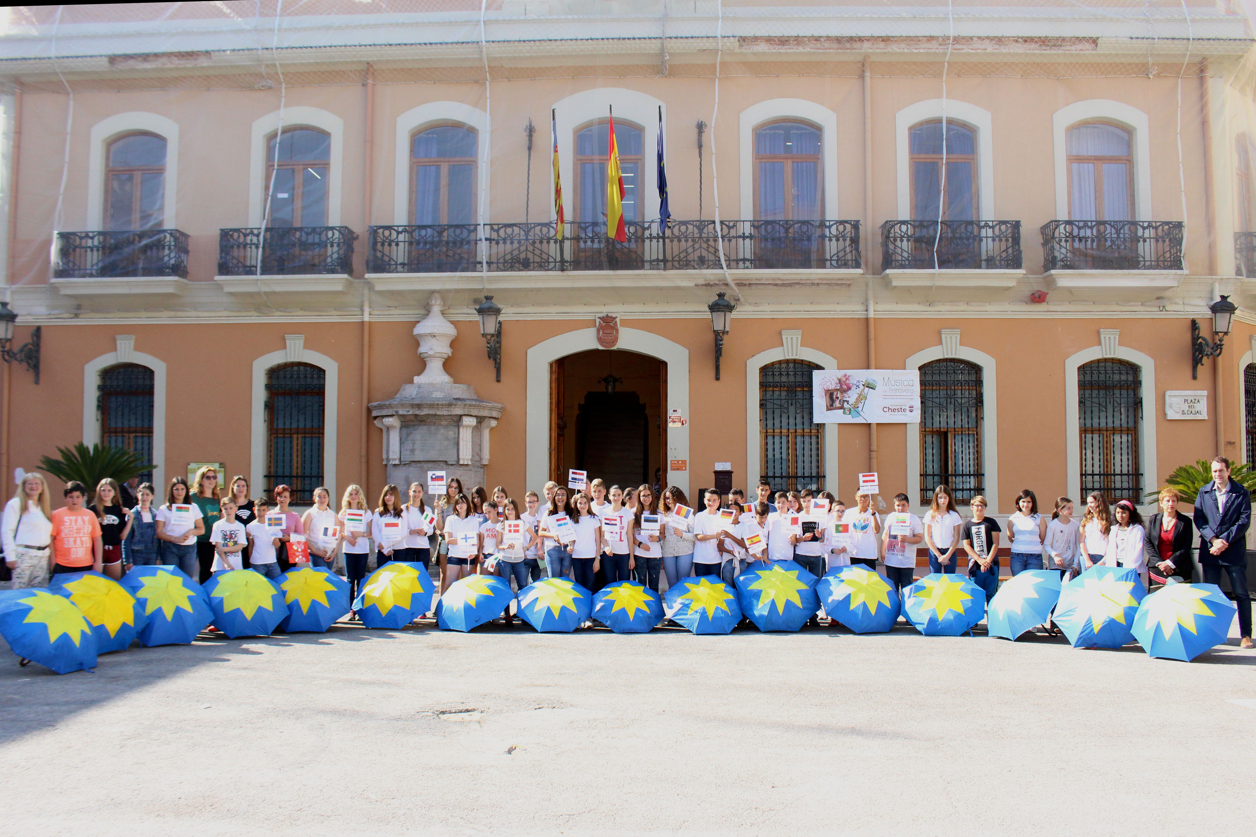 Celebración del Día de Europa en Cheste.