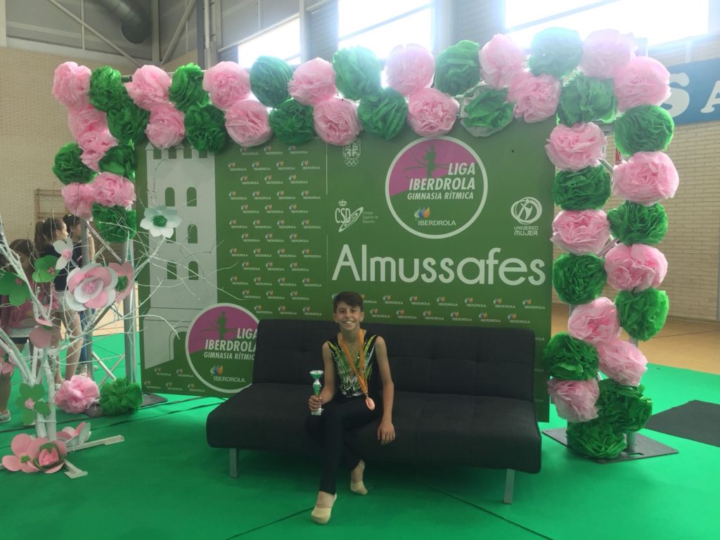 El joven gimnasta del Club de Buñol-Cheste-Turís, Alfredo Roldán.