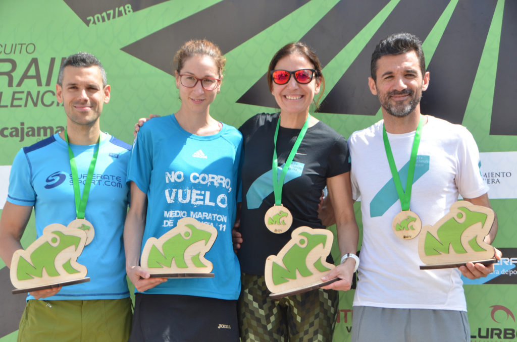 Ganadores del trail y el sprint de Gestalgar. ®Tripixelsport