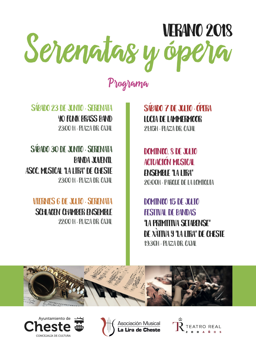 Programación de la Serenatas.