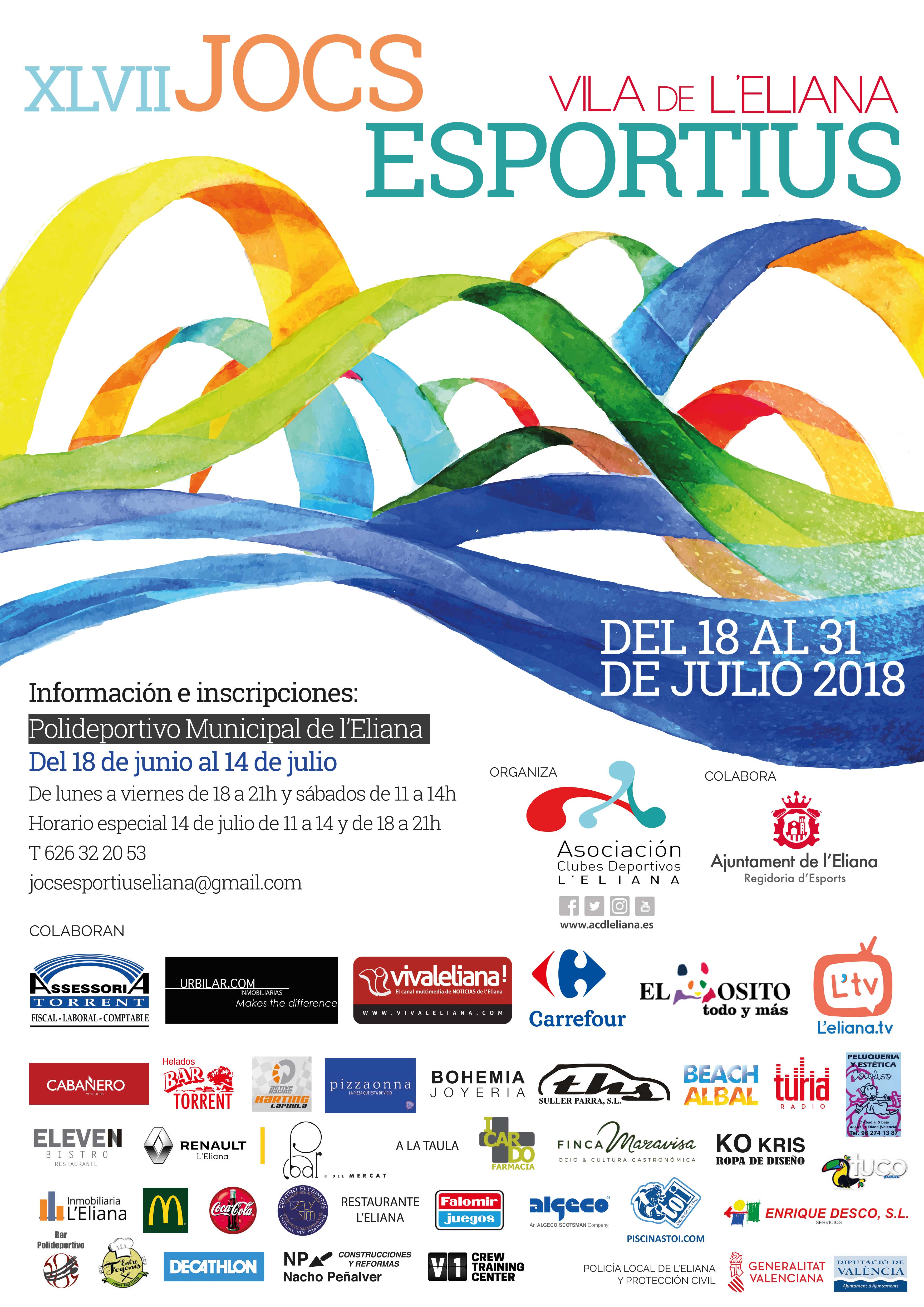 Les inscripcions estaran obertes fins al pròxim 14 de juliol.