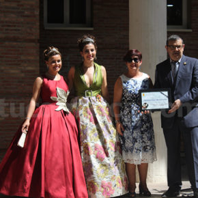 El prsidente del CIM «Santa Cecilia» ha recogido el premio.