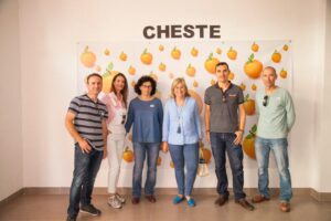 Integrantes de la candidatura de Cheste.