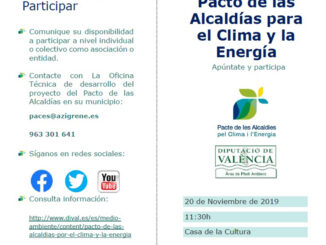 Utiel acogerá la jornada de participación ciudadana sobre el clima y la energía sostenible.
