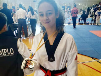 La joven taekwondista se coloca en primera posición de la liga de la Comunidad Valenciana.